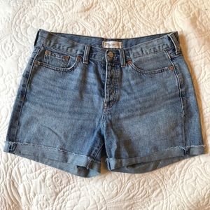 Madewell mid-rise denim shorts